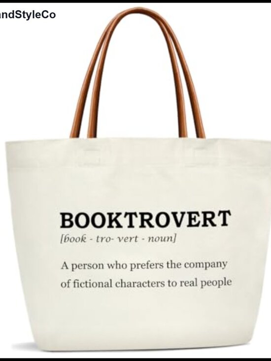 Other - Canvas Tote Bag Women Book Reusable Grocery Shoulder Gym Beach Bag